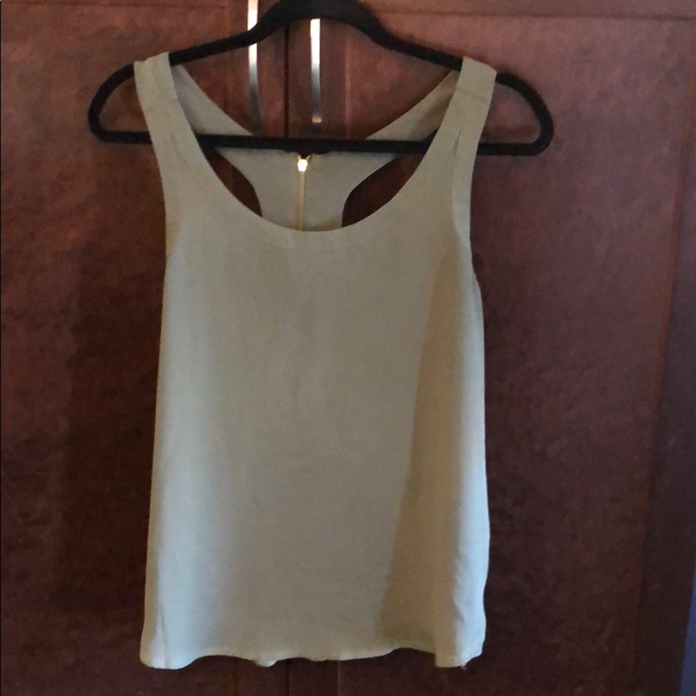 Olive green racer back tank